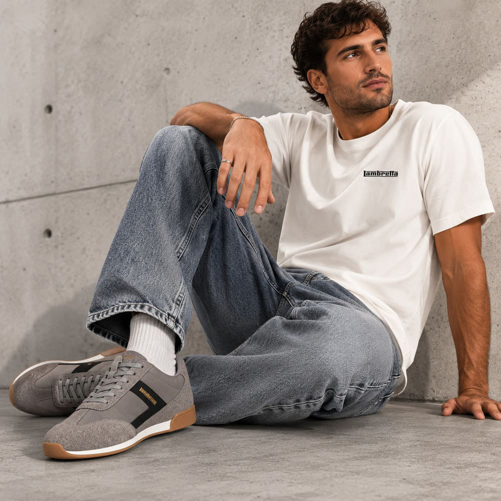 Lambretta Panther Herren Sneaker charcoal LAM0066-I10