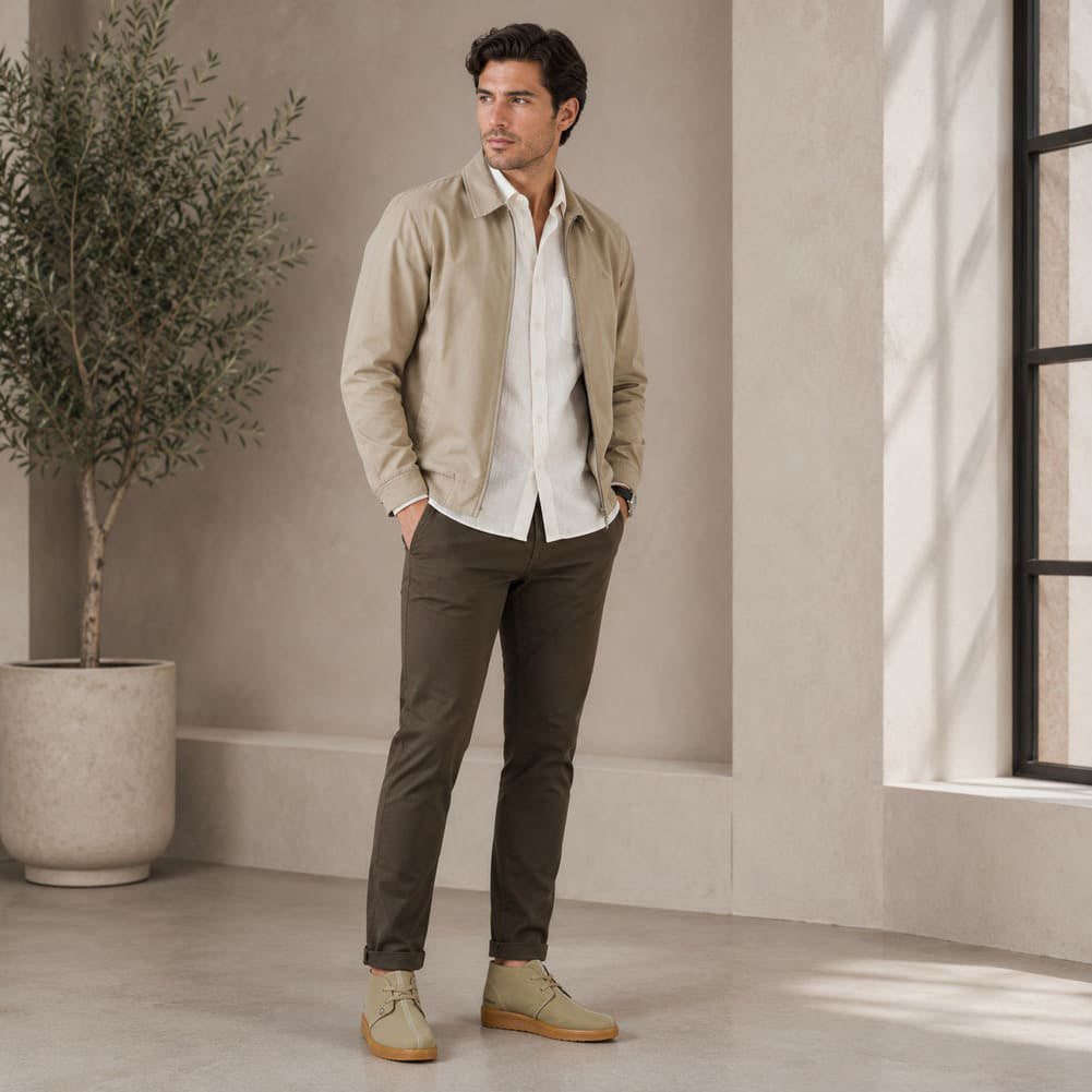 Lambretta Pinto Casual Herren Schuhe sand LAM0073-I19