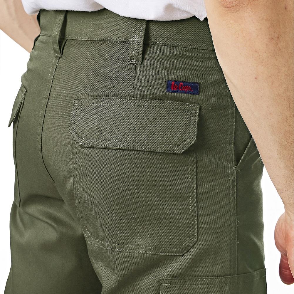 Lee Cooper Herren Cargo Arbeitshose khaki LCPNT205-KHA