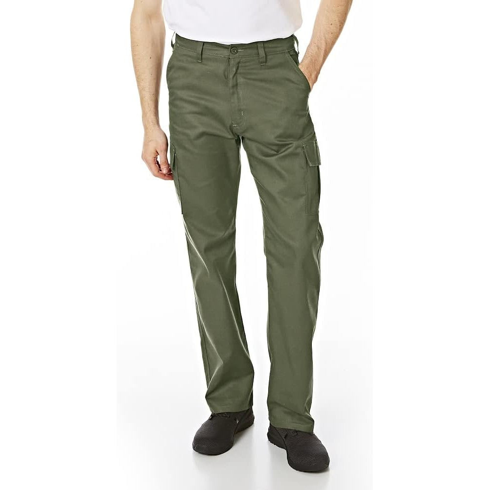 Lee Cooper Herren Cargo Arbeitshose khaki LCPNT205-KHA