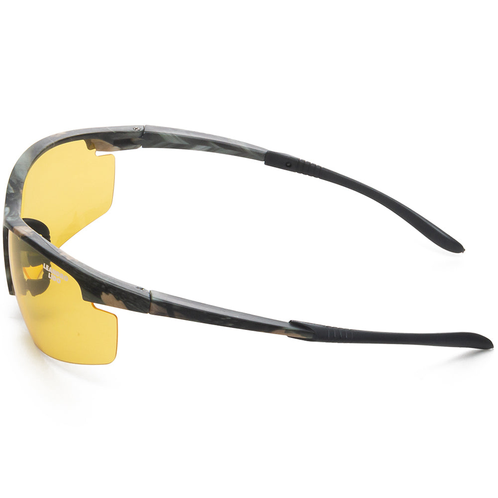 LEANDRO LIDO Power Sports Sunglasses camo/yellow