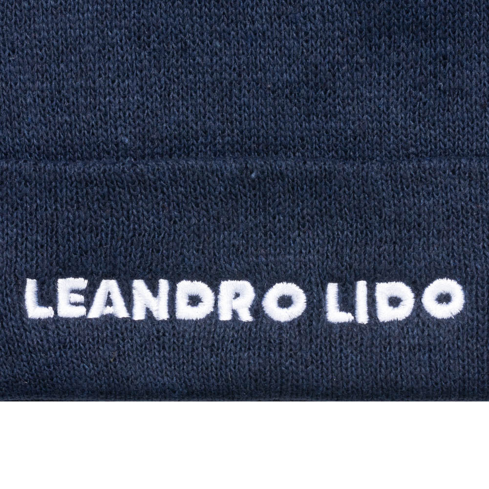 LEANDRO LIDO "Callata" Beanie Winter Hat navy