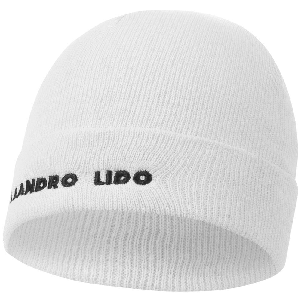 LEANDRO LIDO "Callata" Beanie Winter Hat white