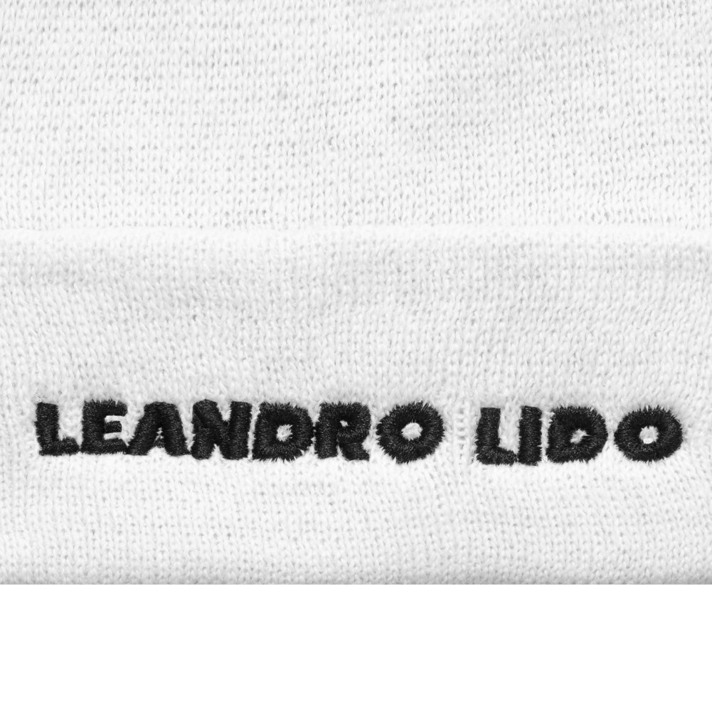 LEANDRO LIDO "Callata" Beanie Winter Hat white