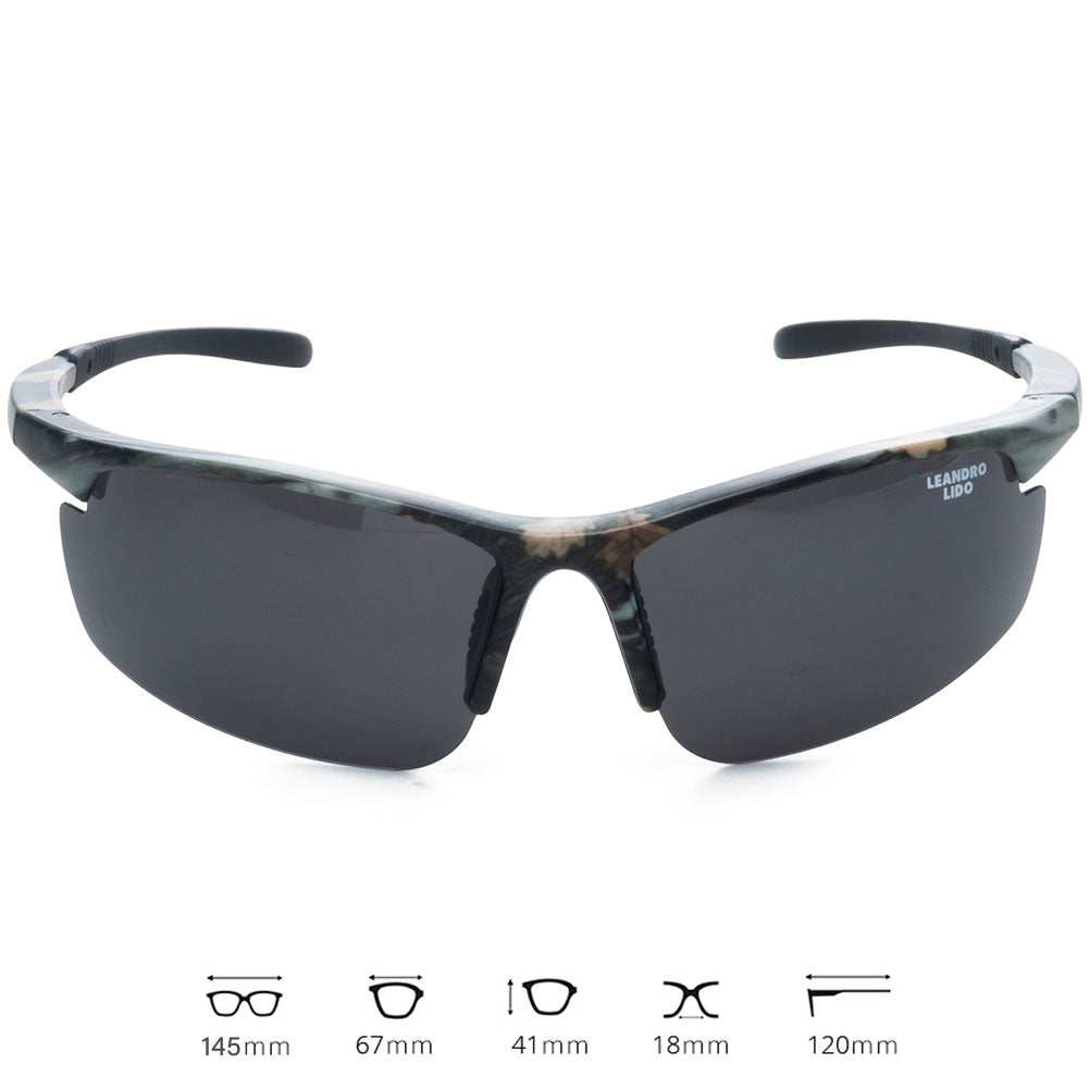 LEANDRO LIDO Power Sports Sunglasses camo/black
