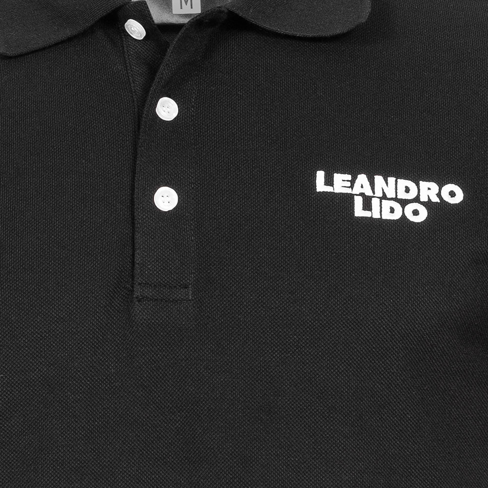 LEANDRO LIDO "Sorrent" Herren Polo-Shirt schwarz