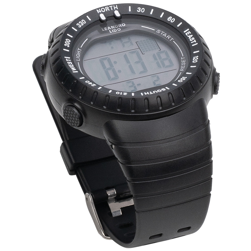 LEANDRO LIDO "Vescia" Unisex Sport Uhr schwarz/weiß