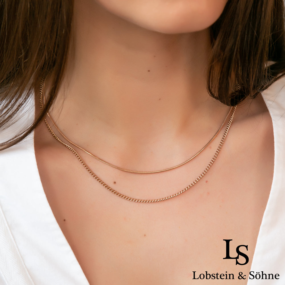 Lobstein & Söhne "Thilda" Damen Kette rose gold