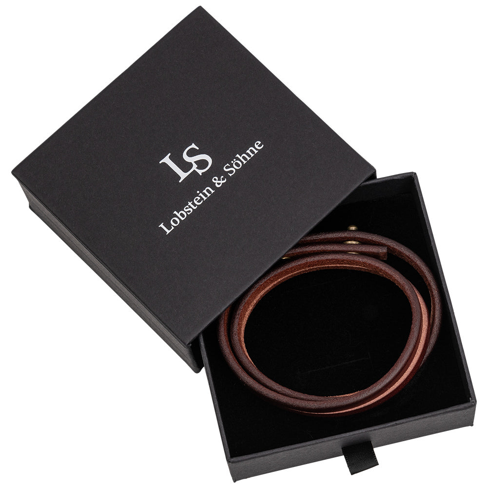 Lobstein & Söhne "Georg" Herren Armband braun