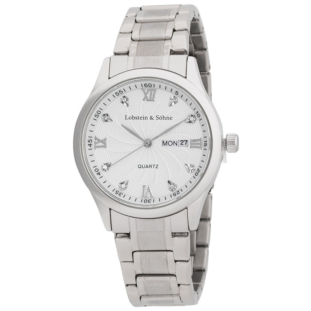 Lobstein & Söhne® "Leopold" Uhr silber/weiß