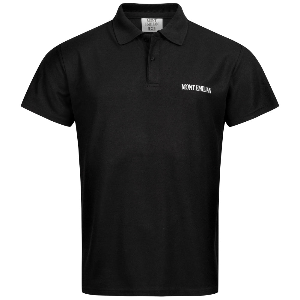 MONT EMILIAN "Caen" Men Basic Polo shirt black