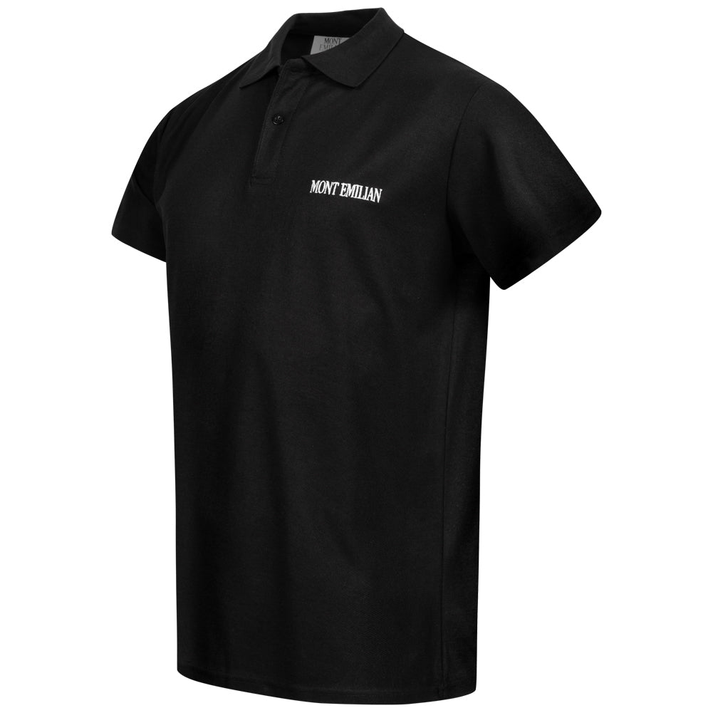 MONT EMILIAN "Caen" Men Basic Polo shirt black