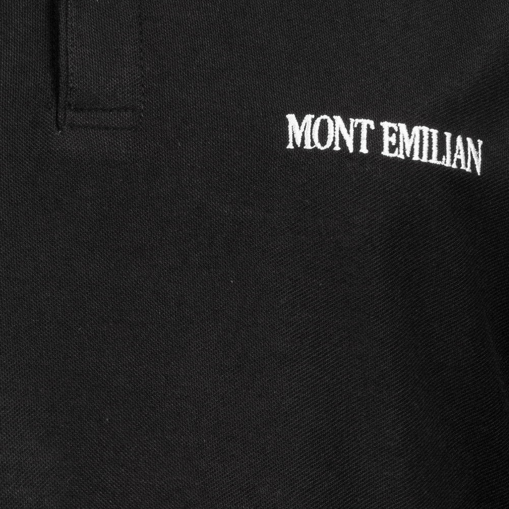 MONT EMILIAN "Caen" Men Basic Polo shirt black