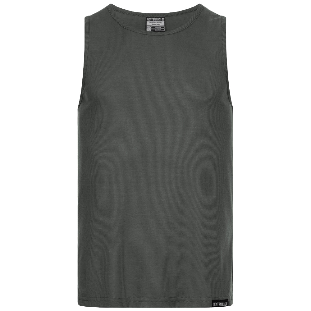 MONT EMILIAN "Ajaccio" Men Vest Pack of 2 grey