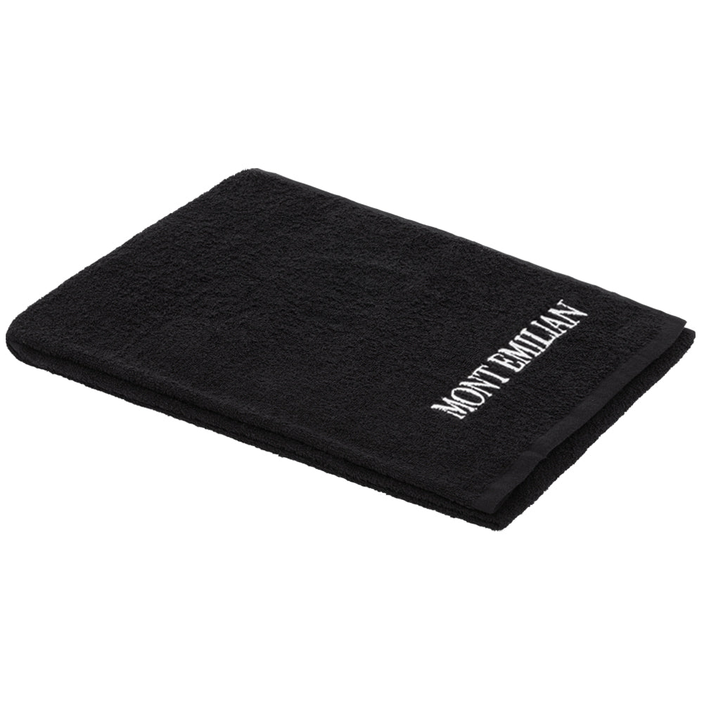 MONT EMILIAN "Annecy" Towel 100 x 50 cm black