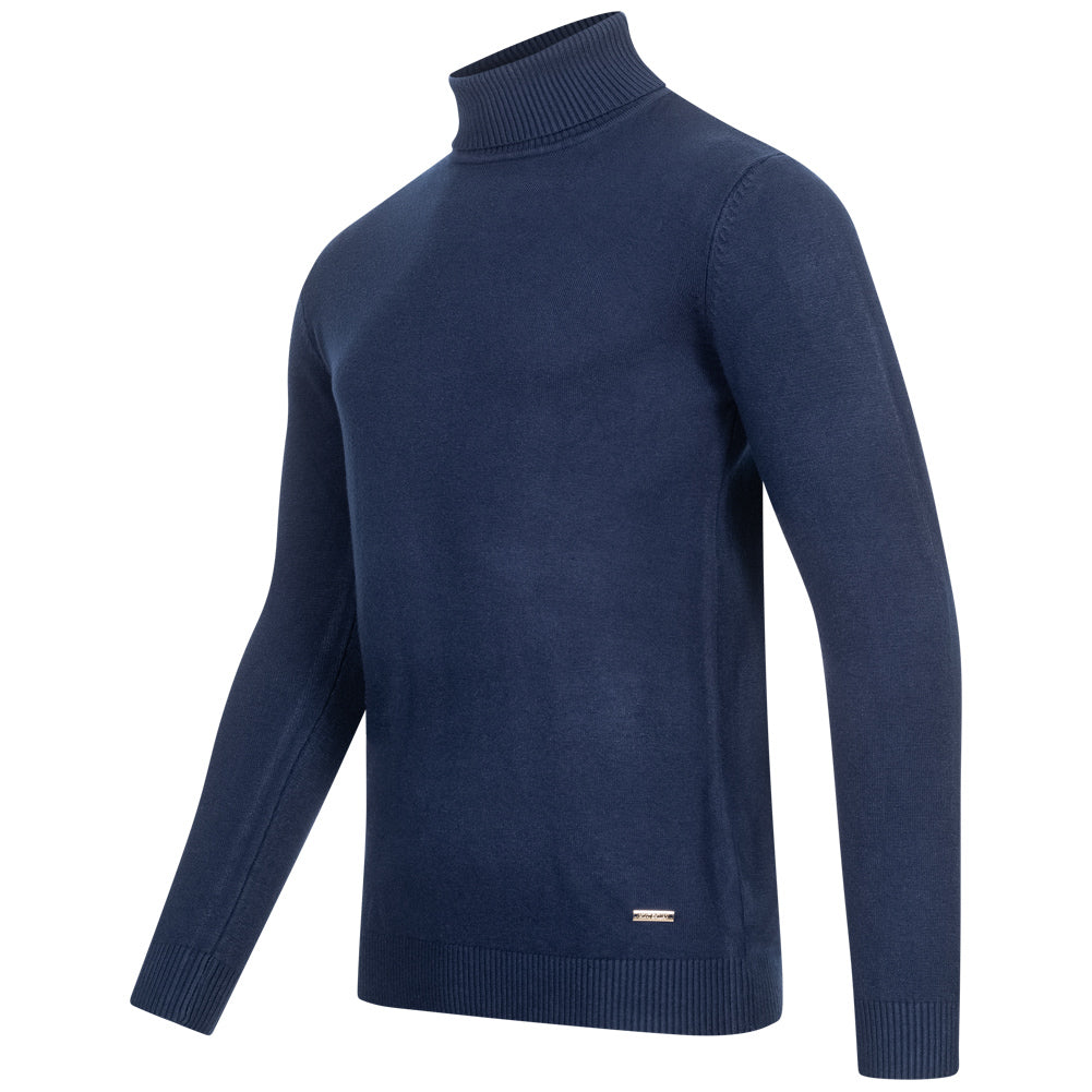 MONT EMILIAN "Le Mans" Herren Rollkragenpullover navy