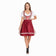 Dirndl Damen Oktoberfest-Kostüm MIESEPETER® weinrot – S