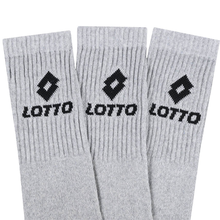 Lotto Sportsocken Unisex 3 Paar grau MSKZ10029-Grey