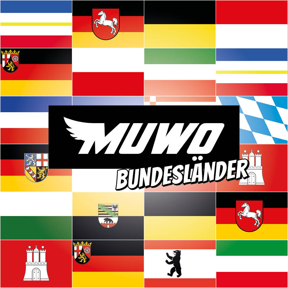 Brandenburg MUWO "Deutschland" Flagge 90x150cm