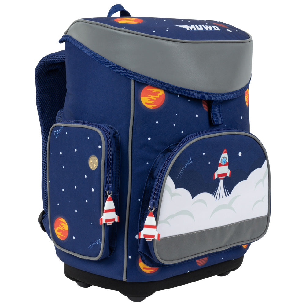 MUWO "Lil Elon" Kinder Schulranzen Set 5-tlg.