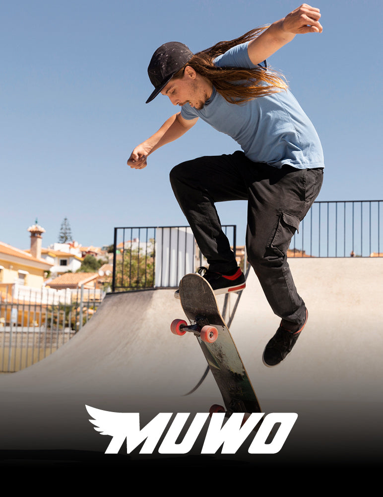 MUWO "Cruiser" Penny Board Mini Skateboard rot