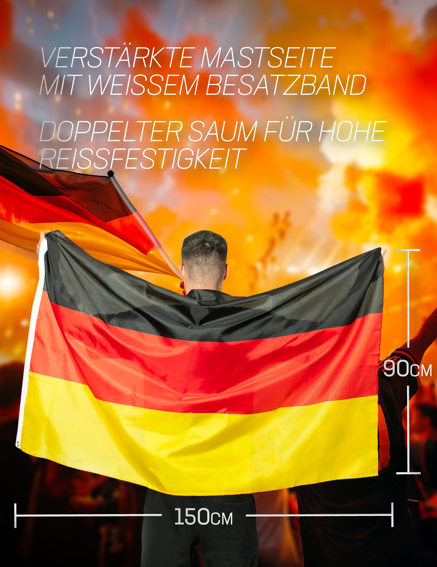Germany Flag MUWO "Nations Together" 90x150cm