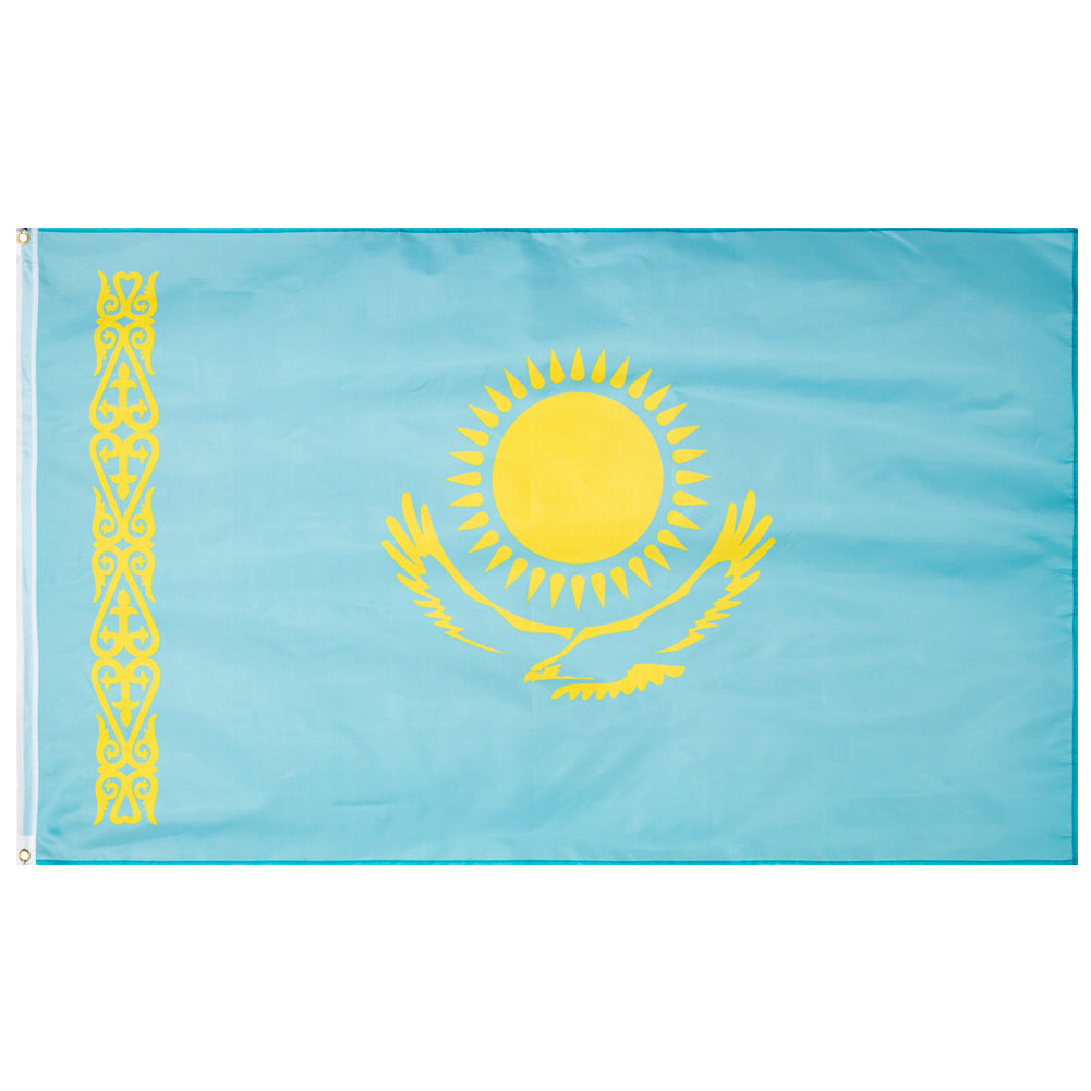Kazakhstan Flag MUWO "Nations Together" 90 x 150 cm