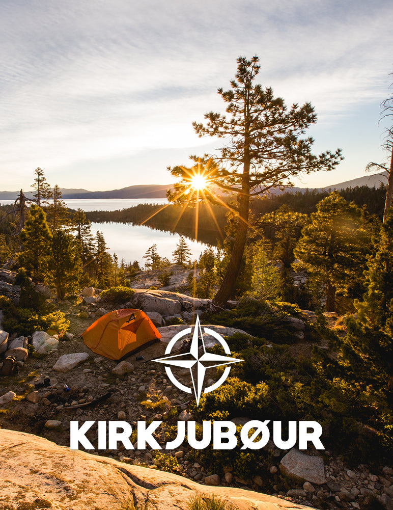 KIRKJUBØUR® "Njörd" Campingstuhl weinrot
