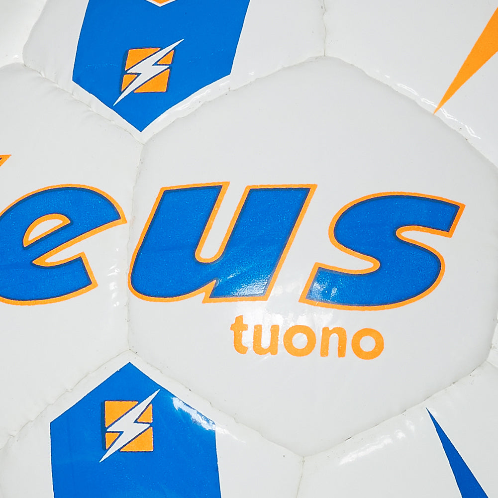 Zeus Pallone Tuono Football white royal blue
