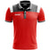 Zeus Vesuvio Men Polo Shirt red grey – S