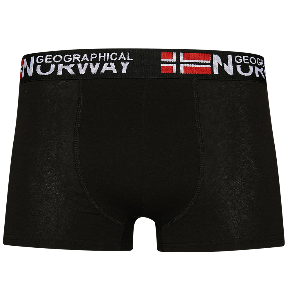 Geographical Norway Herren Boxershorts 3er-Pack schwarz Pack-3-Black