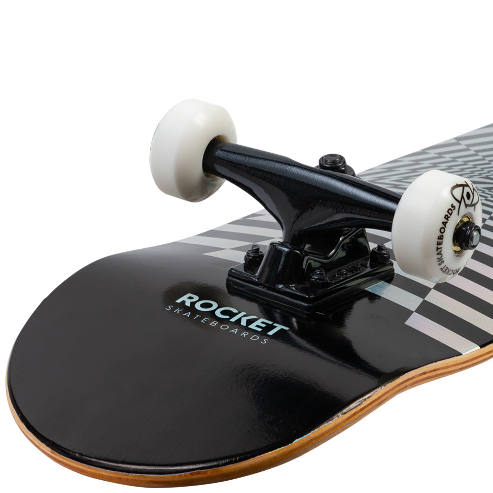 Rocket Prism Foil Silver 7.75" Skateboard RKT-COM-1554