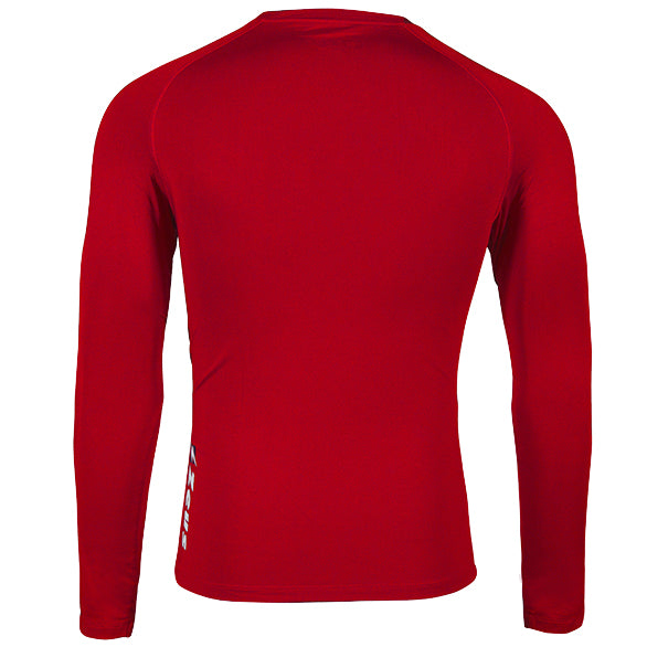 Zeus Fisiko Baselayer Top Long-sleeved Compression Shirt red