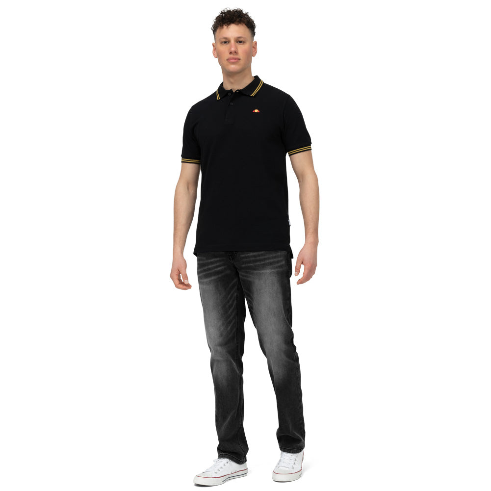 ellesse Dioran Twin Tipped Herren Polo-Shirt SBS22445-BLACK/GOLD