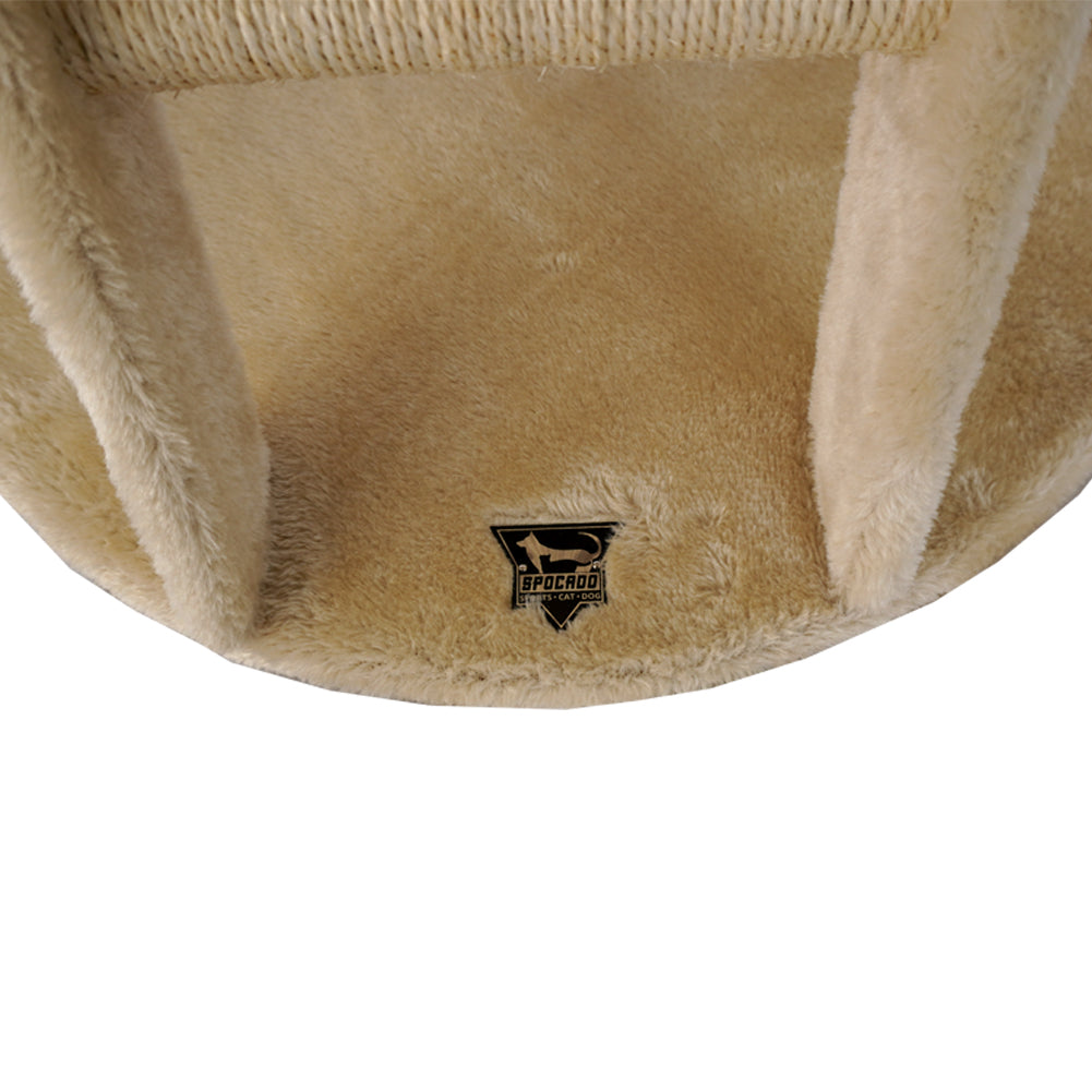 SPOCADO "Rovers" Kratzbaum für Katzen 120 x 55 x 55 cm beige