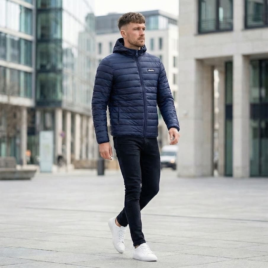 ellesse Mazzarino Herren Winterjacke SOP23829-Navy