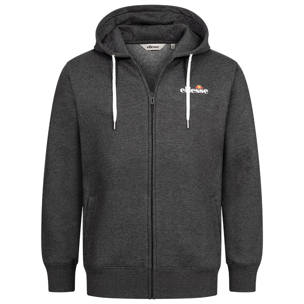ellesse Klemerio Full Zip Herren Kapuzen Sweatjacke SOP23857-Dk Grey