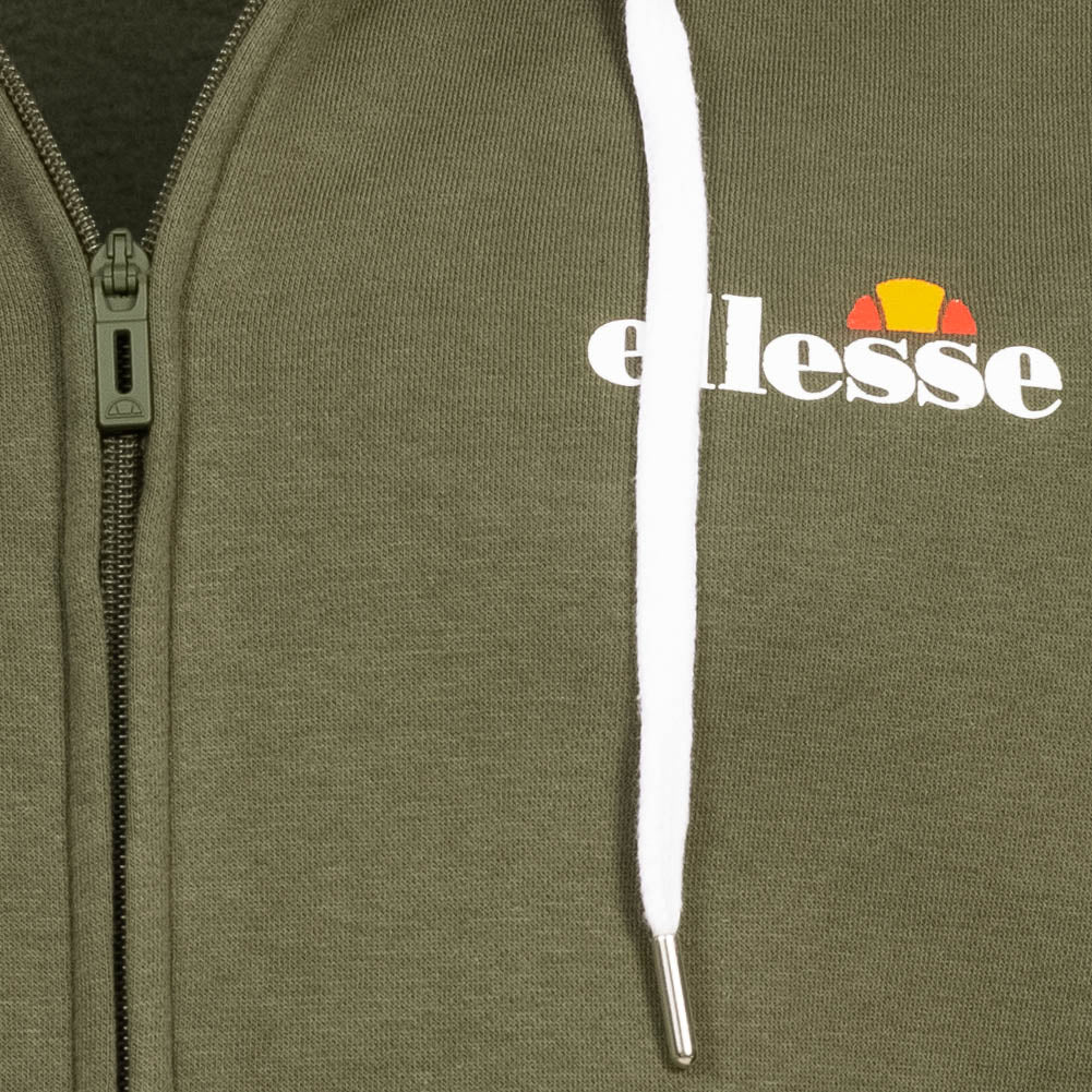 ellesse Klemerio Full Zip Herren Kapuzen Sweatjacke SOP23857-Khaki