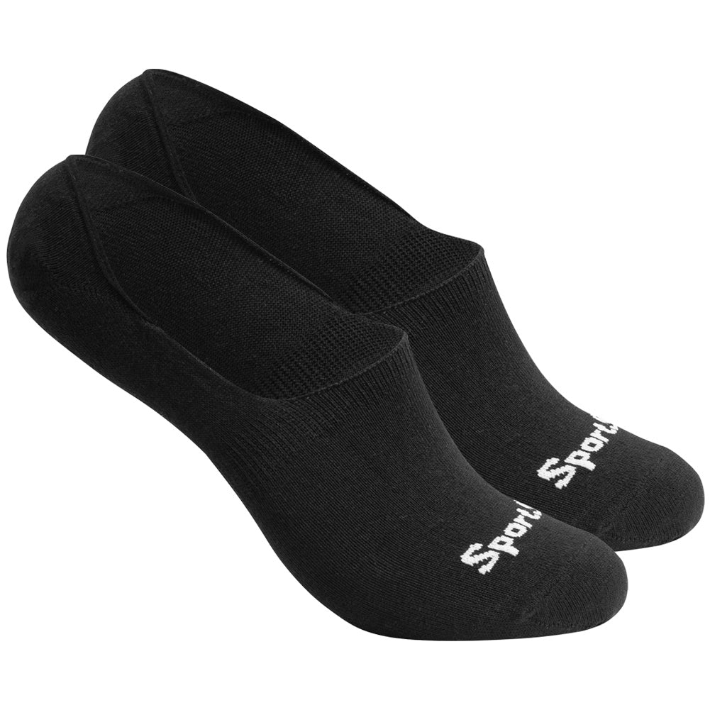 SportSpar.de "Sparlinge" Invisible Socks Sneaker Socks 3 Pairs black