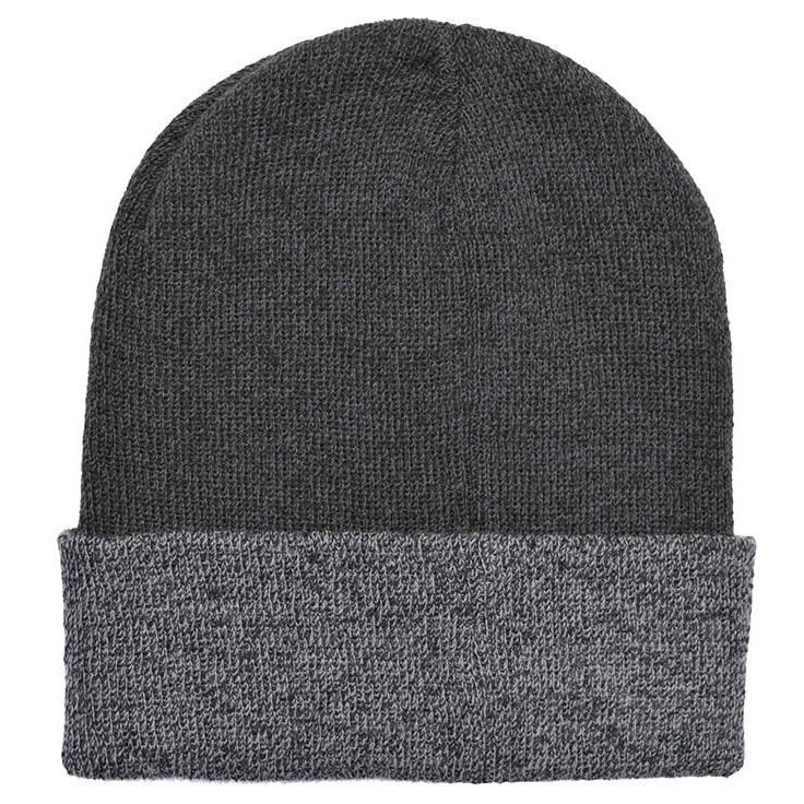 Lambretta Turn Up Beanie SS1207-BLK/CHAR
