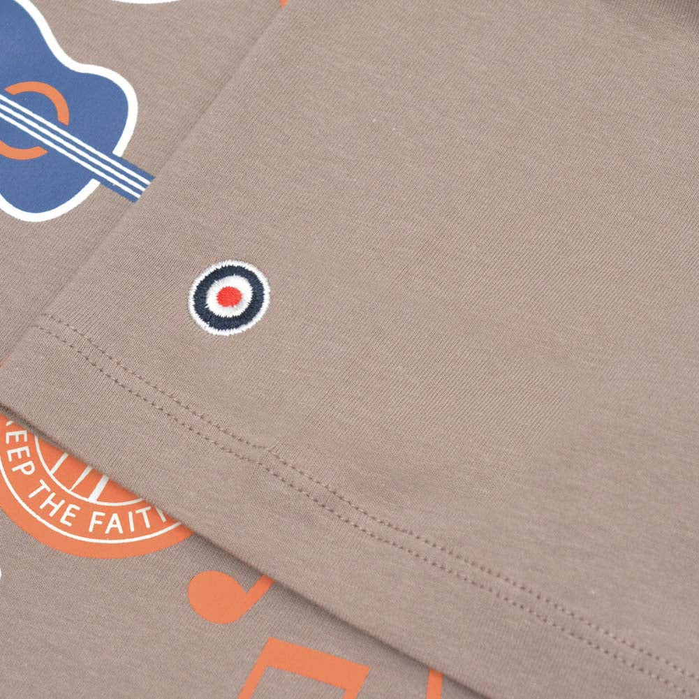 Lambretta Music Icon Tee Herren T-Shirt SS1526-CINDER