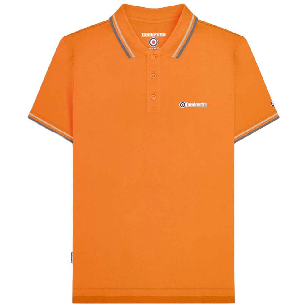 Lambretta Twin Tipped Herren Polo-Shirt SS1608-DES-SUN