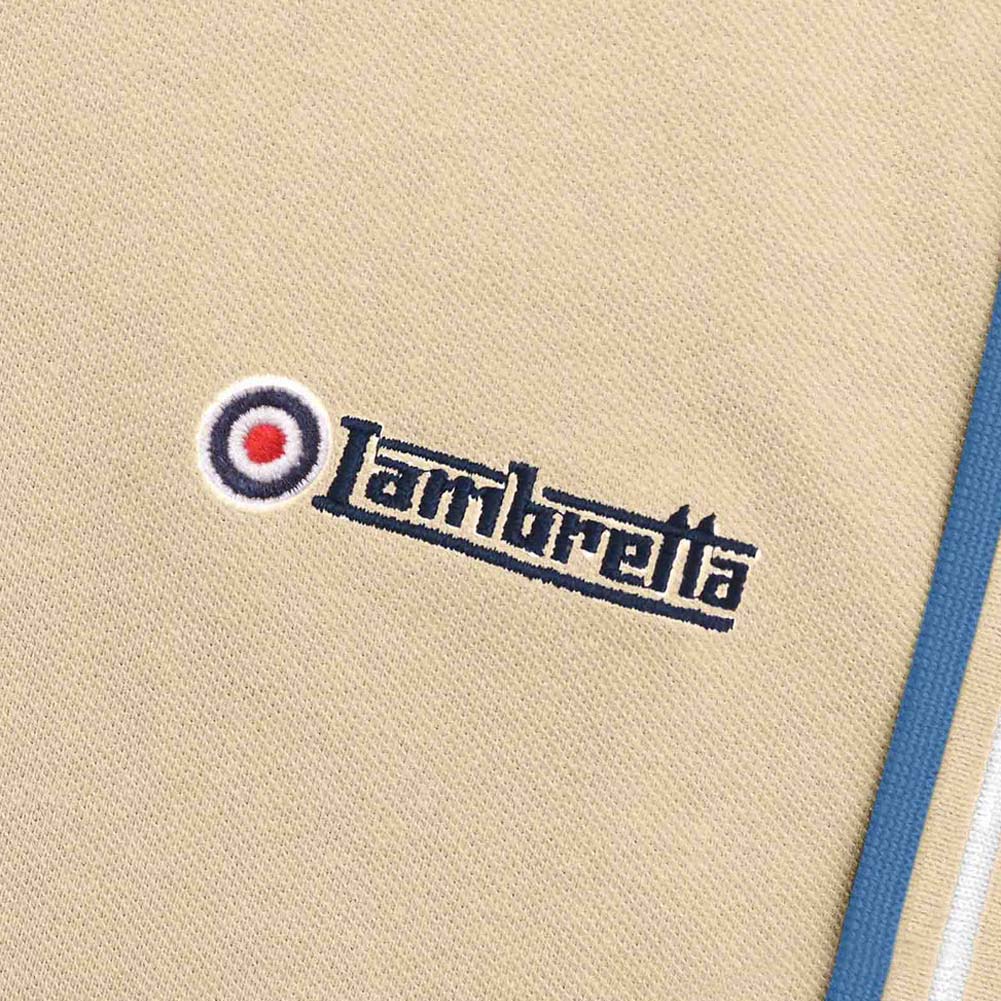 Lambretta Twin Tipped Herren Polo-Shirt SS1608-TOFU