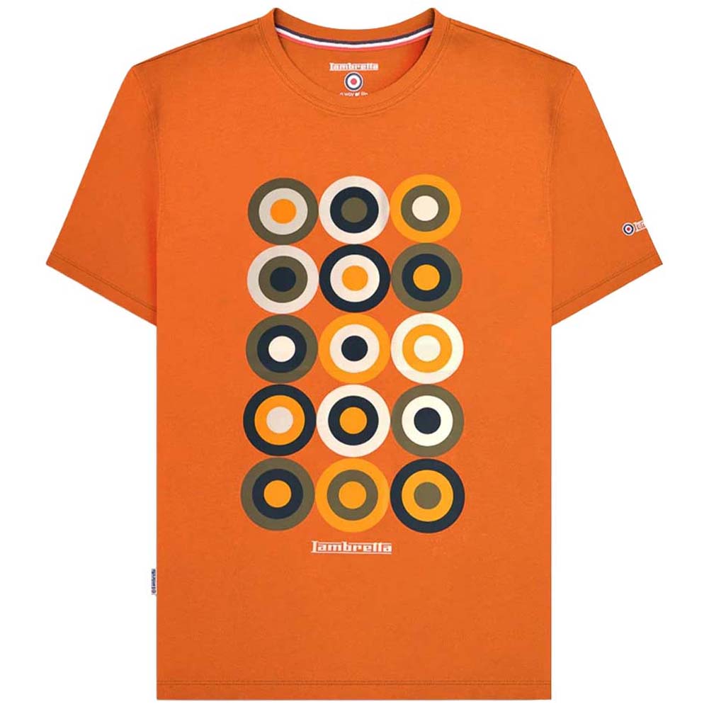 Lambretta Mod Target Tee Herren T-Shirt SS6010-APRICOT