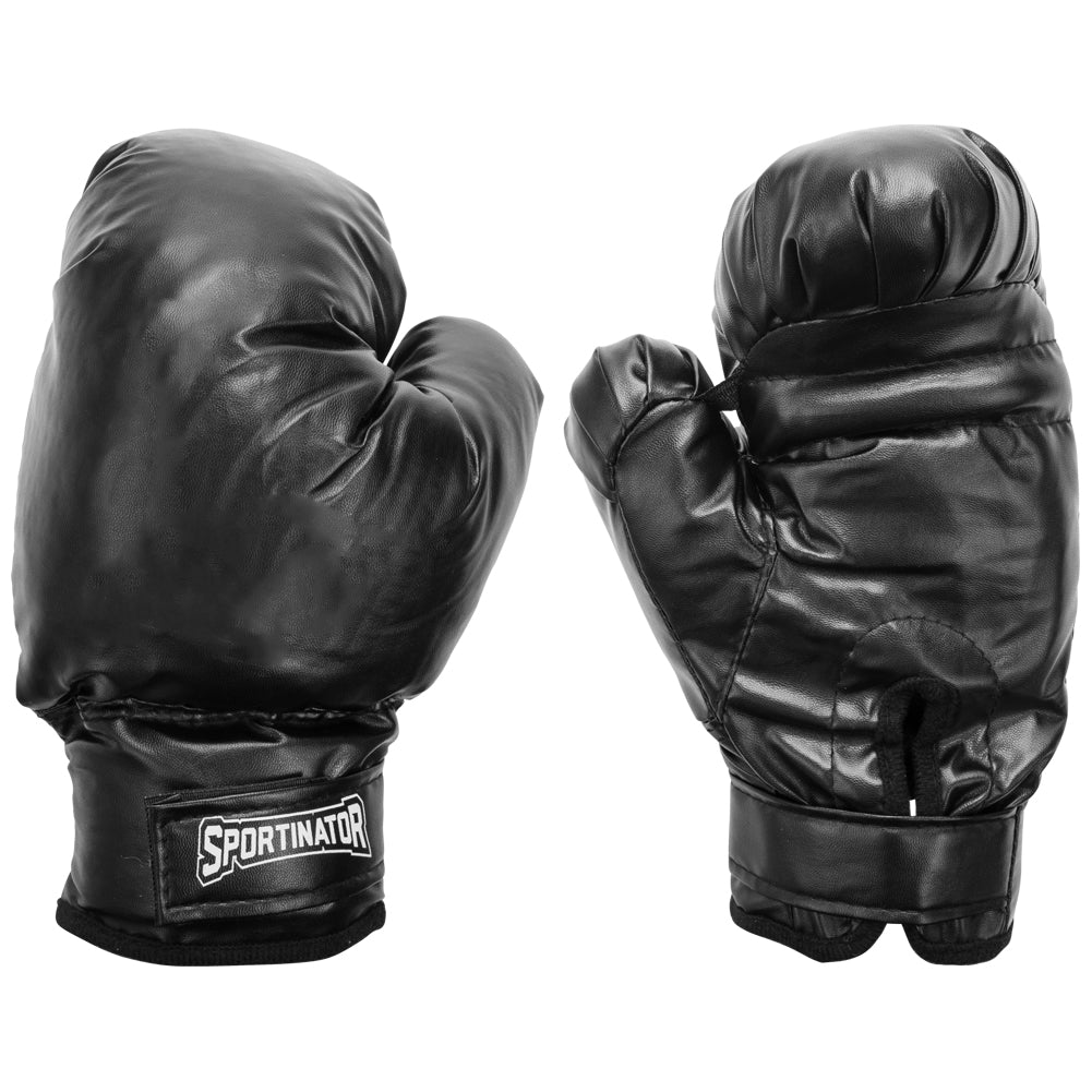 SPORTINATOR Punchingball Boxstand Standbox-Trainer inkl. Boxbirne & Boxhandschuhen grau