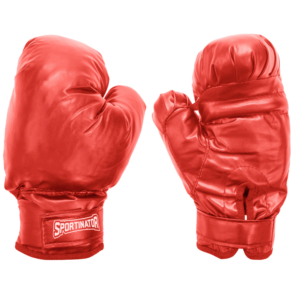 SPORTINATOR Punchingball Boxstand Standbox-Trainer inkl. Boxbirne & Boxhandschuhen rot