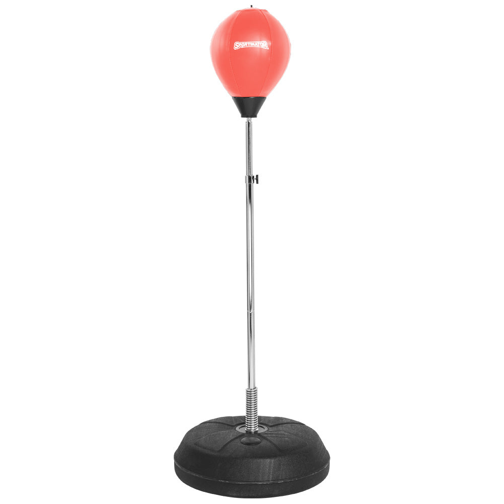 SPORTINATOR Punchingball Boxstand Standbox-Trainer inkl. Boxbirne & Boxhandschuhen rot