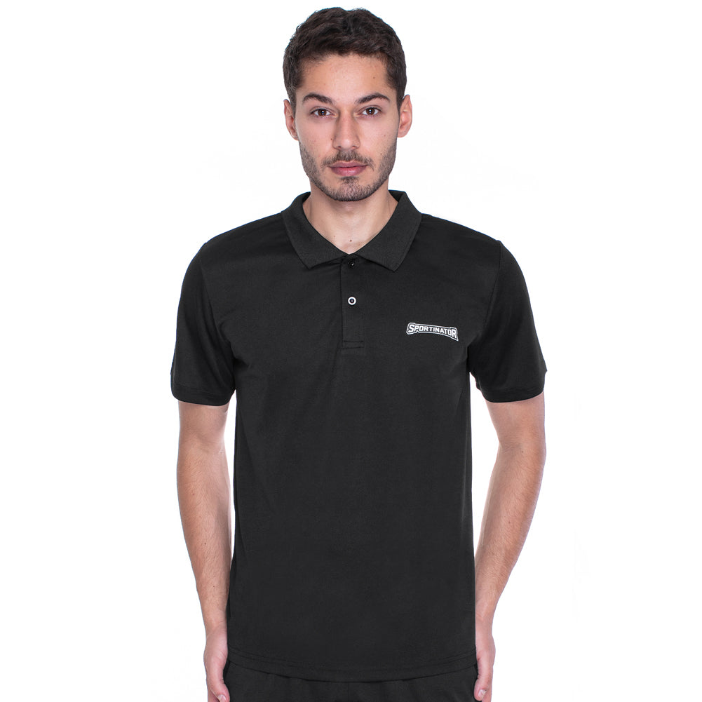 SPORTINATOR Essentials Men Training Polo Shirt black