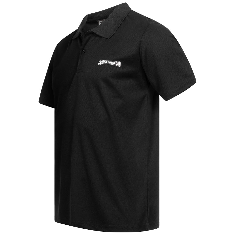 SPORTINATOR Essentials Men Training Polo Shirt black