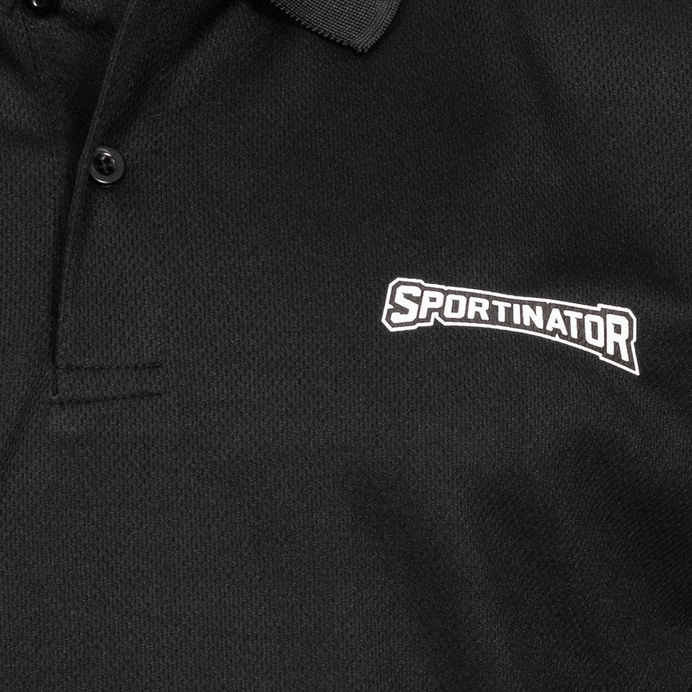 SPORTINATOR Essentials Men Training Polo Shirt black